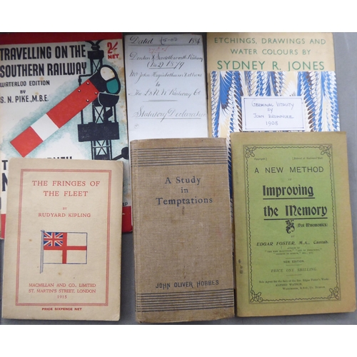 85 - Mainly 19thC variously themed ephemera: to include The Royal Family; an 1891 mortgage document; and ... 