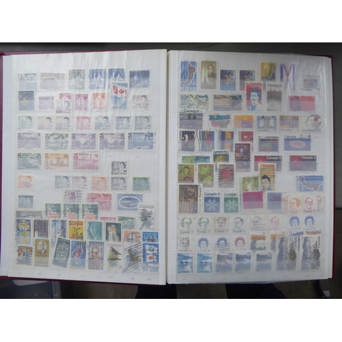 87 - Uncollated, mainly used, postage stamps: to include 1980s Jersey issues