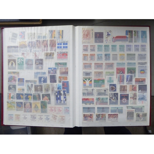 87 - Uncollated, mainly used, postage stamps: to include 1980s Jersey issues