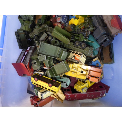 92 - Diecast model vehicles: to include a Dinky car carrier