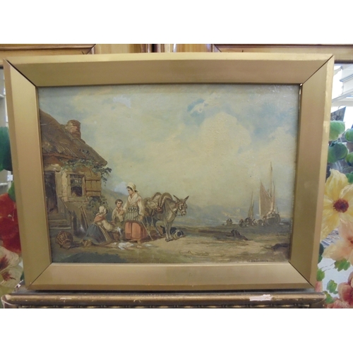 152 - Framed pictures, prints and mirrors: to include Hondon - a lakeside landscape  oil on canvas&nb... 