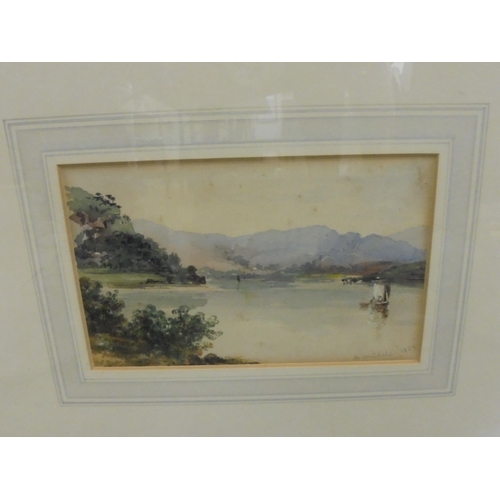 152 - Framed pictures, prints and mirrors: to include Hondon - a lakeside landscape  oil on canvas&nb... 