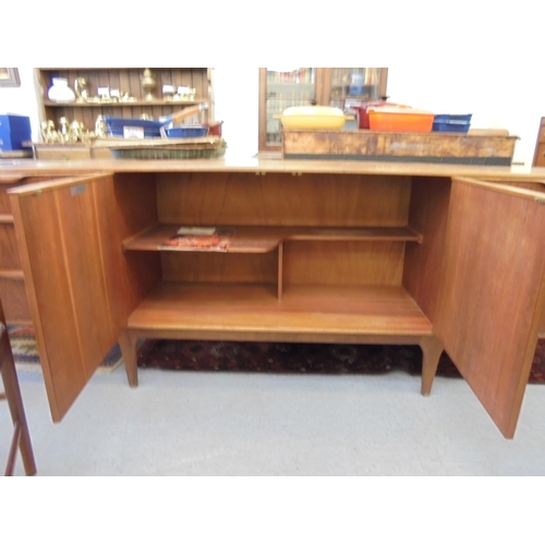 189 - A 1970s McIntosh teak draw leaf dining table, raised on round, tapered legs  29