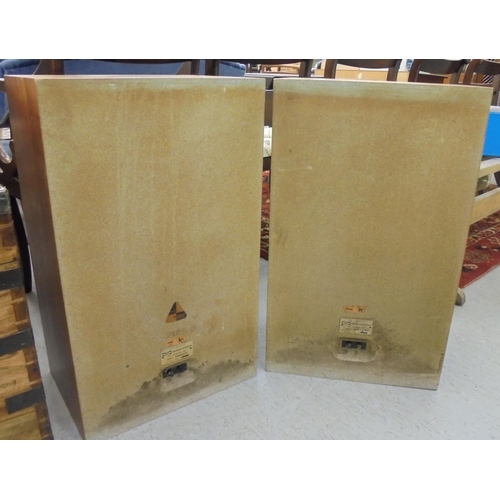 255 - A pair of KEF teak cased, floorstanding speakers  27