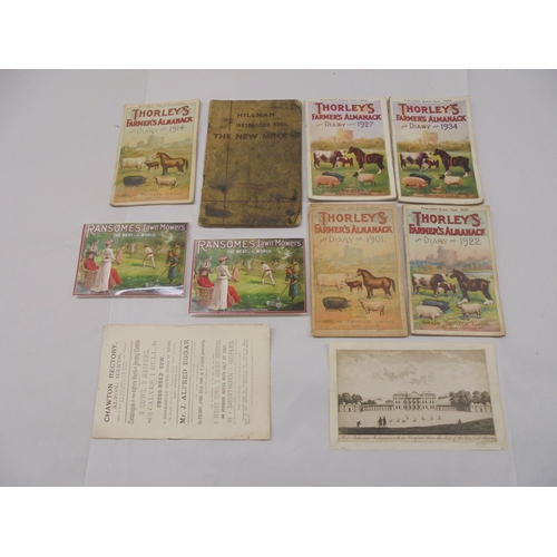 120 - Books and other printed ephemera: to include gardening and local advertising