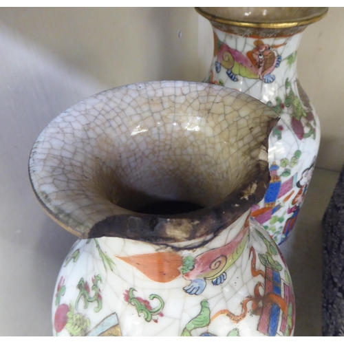 134 - Mainly 19thC Chinese and Asian ceramics: to include an 18thC style porcelain teapot