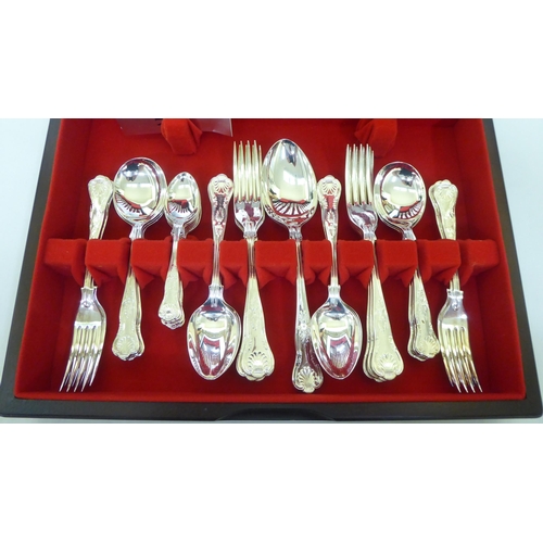 157 - An Alexander Plate canteen of Kings pattern cutlery and flatware 