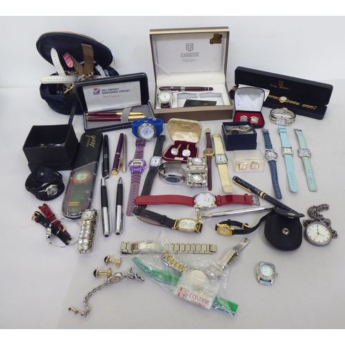 302 - Items of personal ornament: to include wristwatches, cufflinks and pens 