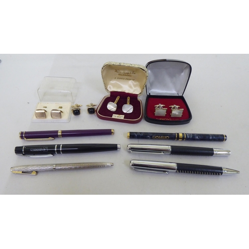 302 - Items of personal ornament: to include wristwatches, cufflinks and pens 