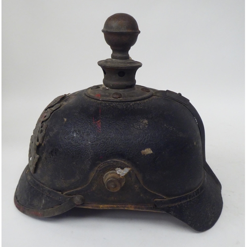 39 - Three items of military headgear, viz. a peaked Moby cap; an American Air Force peaked cap; and an e... 