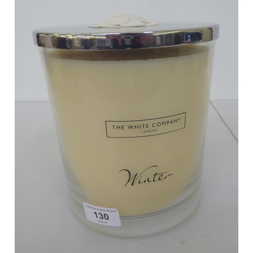 130 - A The White Company Winter candle  7