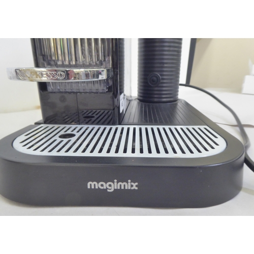 146 - A Magimix Naspresso coffee machine with booklet 