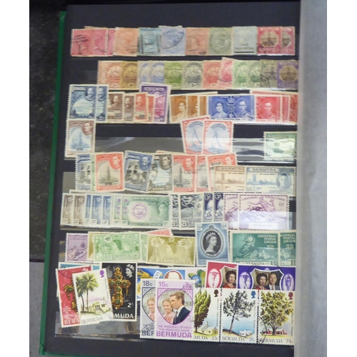 269 - Uncollated Commonwealth postage stamps, in stock books