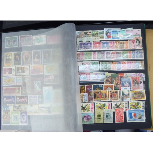 269 - Uncollated Commonwealth postage stamps, in stock books