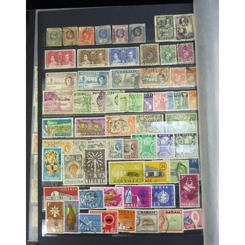 269 - Uncollated Commonwealth postage stamps, in stock books