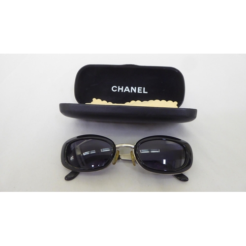 281 - Chanel Pearl, oval shape acetate sunglasses  09509 94305  cased 