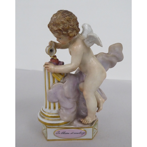 65 - A Meissen porcelain porcelain figure 'Le Gosse st Sauvage'  model no. 131 F14  5