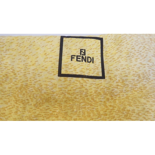 115 - A Fendi canvas tote bag  No. 33492 26325 008 with a dust cover 