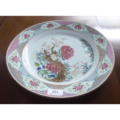 135 - 18thC and later Chinese and other Oriental ceramics: to include a porcelain charger  14