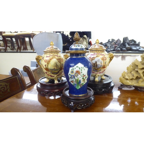 143 - Cloisonné, porcelain and other collectables: to include miniature teapots and vases  4