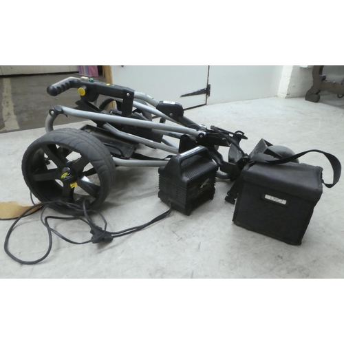 149 - A battery powered Powakaddy golf trolley  (sold as seen, neither tried nor tested) 