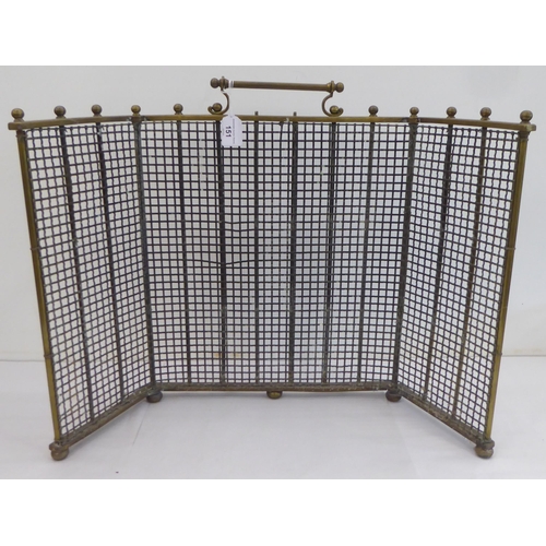 151 - A late Victorian mesh type folding fireguard  20