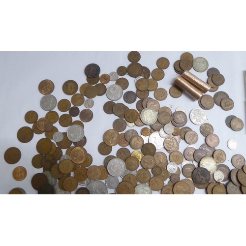 194 - Uncollated coins: to include Victorian silver examples 