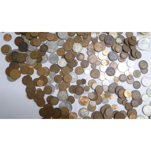 194 - Uncollated coins: to include Victorian silver examples 