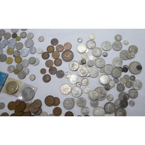 194 - Uncollated coins: to include Victorian silver examples 