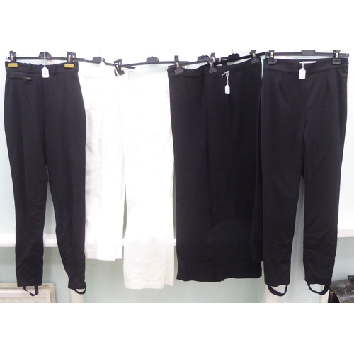 207 - Nine various pairs of lady's trousers: to include Michael Kors  size 2; Hermes  size 38; and Max Mar... 