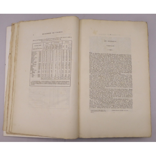 269 - Book: 'The History and Antiquities of the County of Hertford' volume the First, printed by Nichols, ... 