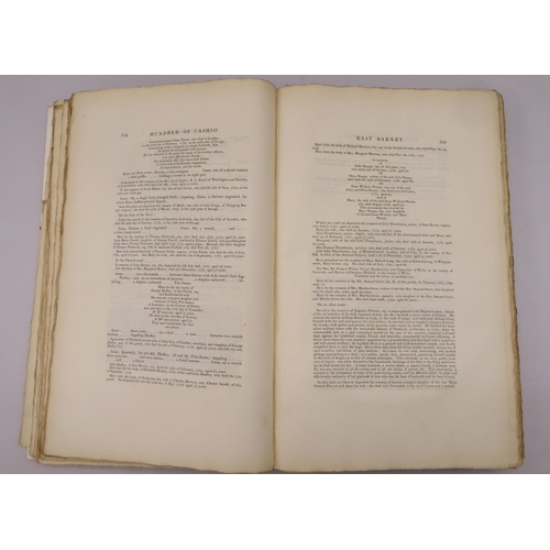 269 - Book: 'The History and Antiquities of the County of Hertford' volume the First, printed by Nichols, ... 