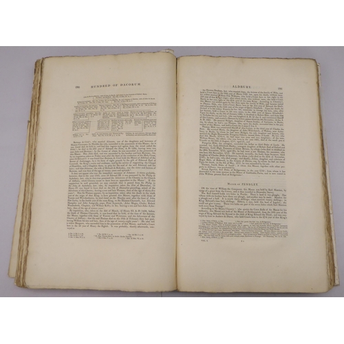 269 - Book: 'The History and Antiquities of the County of Hertford' volume the First, printed by Nichols, ... 