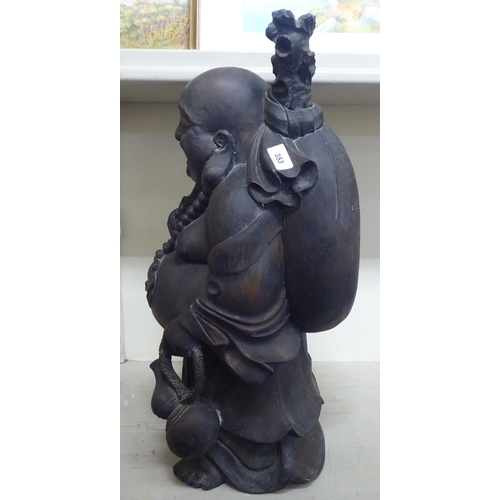 353 - A resin model, a standing Buddha&nbsp; 24