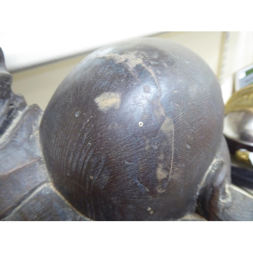 353 - A resin model, a standing Buddha&nbsp; 24