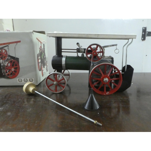 359 - A Mamod live steam model tractor  boxed