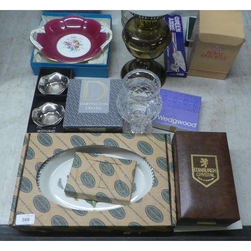 366 - Decorative ceramics: to include a Coalport china dish&nbsp; 7