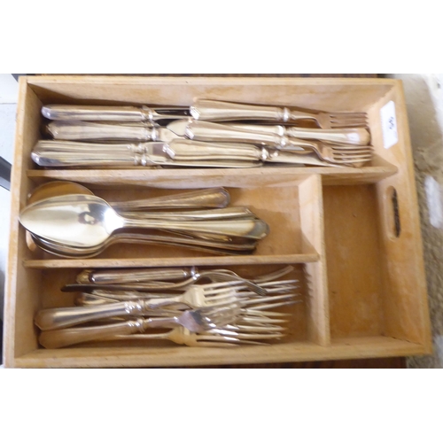 95 - Silver plated cutlery and flatware 