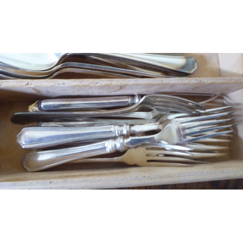 95 - Silver plated cutlery and flatware 