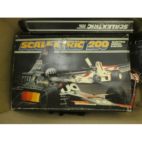 106 - Scalextric collectables  comprising cars, controllers, track and a transformer 