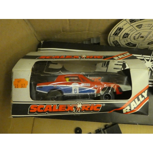 106 - Scalextric collectables  comprising cars, controllers, track and a transformer 