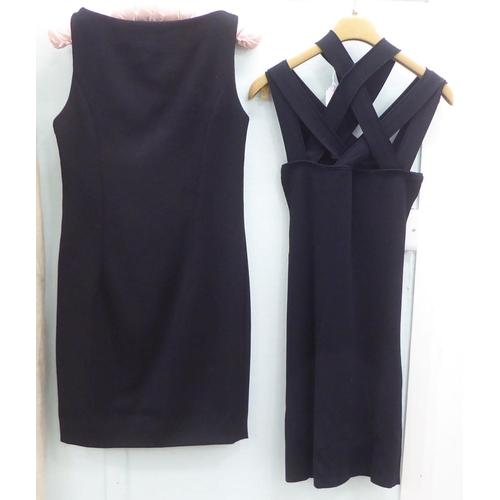 268 - Two ladies Givenchy black dresses  approx. size 8