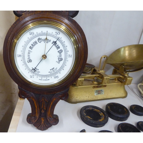 138 - A mixed lot: to include a copper coal scuttle  13.5