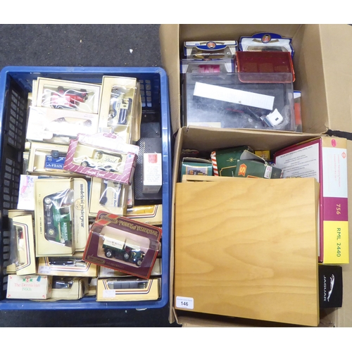 146 - Mainly boxed diecast model vehicles: to include examples by Corgi, Lledo and Matchbox; and another f... 