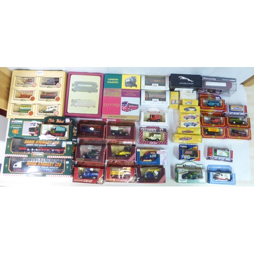 146 - Mainly boxed diecast model vehicles: to include examples by Corgi, Lledo and Matchbox; and another f... 