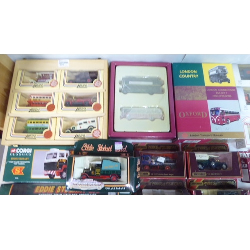 146 - Mainly boxed diecast model vehicles: to include examples by Corgi, Lledo and Matchbox; and another f... 