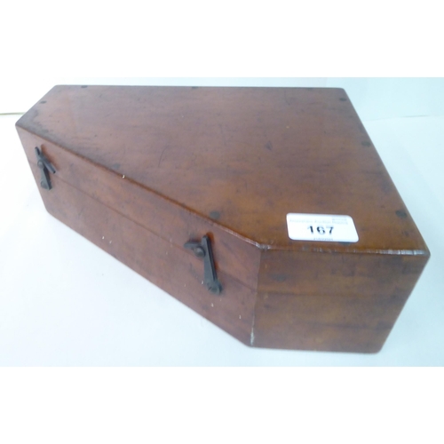 167 - An ER Watts & Son clinometer mark II no.24881&nbsp; boxed&nbsp;