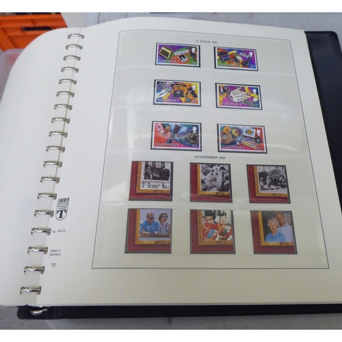 131 - Two uncollated albums of 1970-1990s unused Guernsey postage stamps