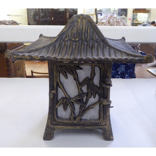 164 - Oriental collectables: to include a china pagoda with pillar supports  12