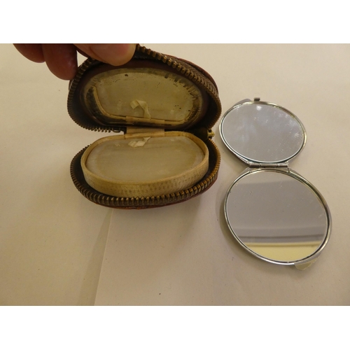 166 - Fashion accessories: to include a Radley double mirror; and various compacts 